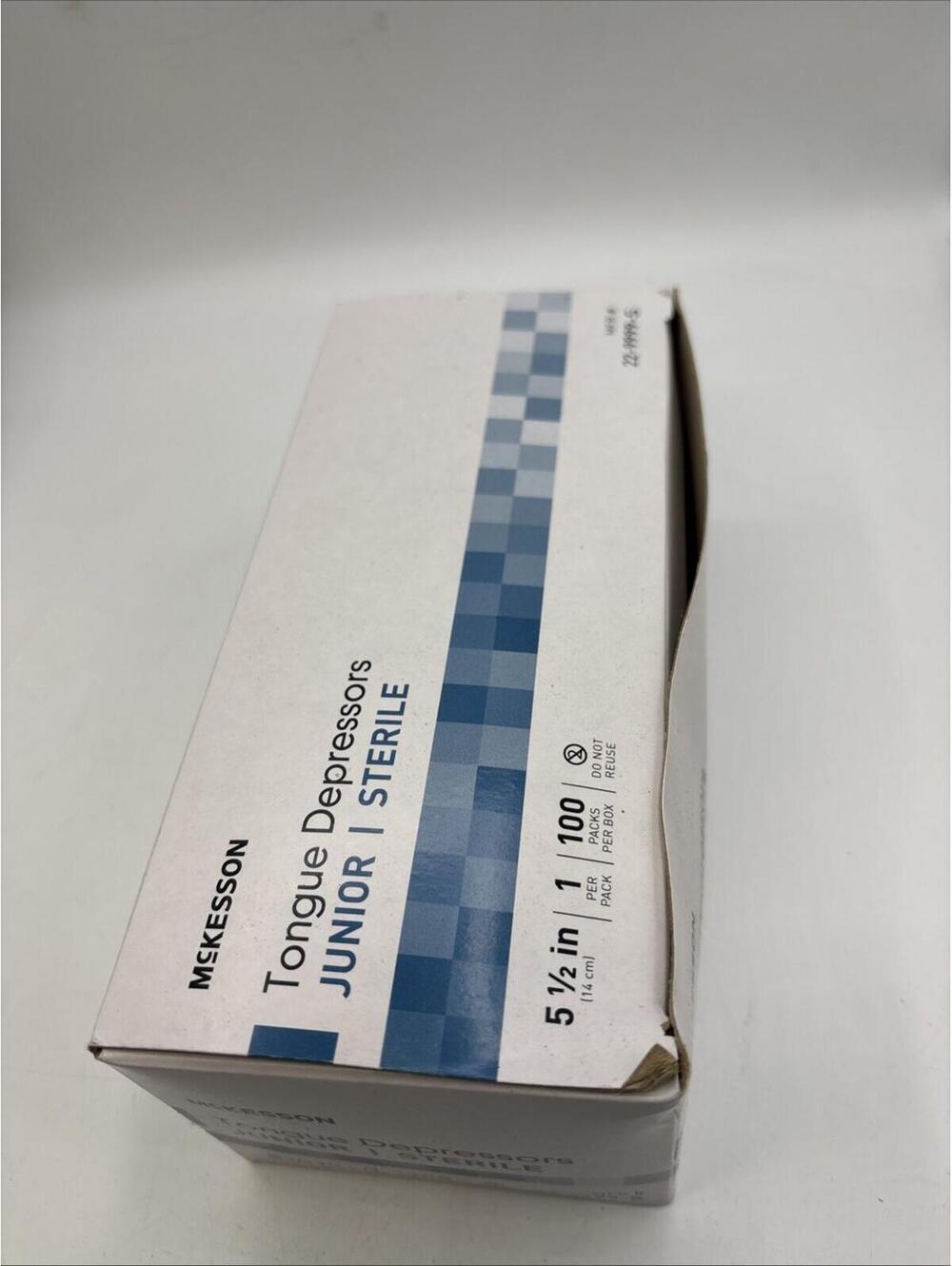2 lot100 McKesson Non-Sterile Wooden Tongue Depressors 5.5” Junior Craft Tattoo - Picture 2 of 5
